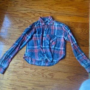 Cropped flannel